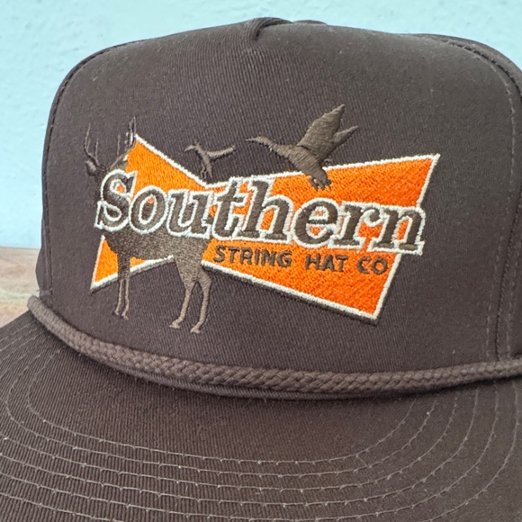 Southern String Hat Co Brown Budweiser Deer Cap - Picture 2 of 8